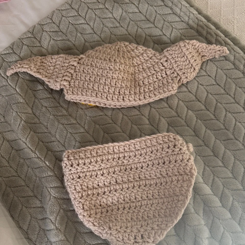 Dobby Harry Potter Crochet Baby Hat and Diaper Cover Set